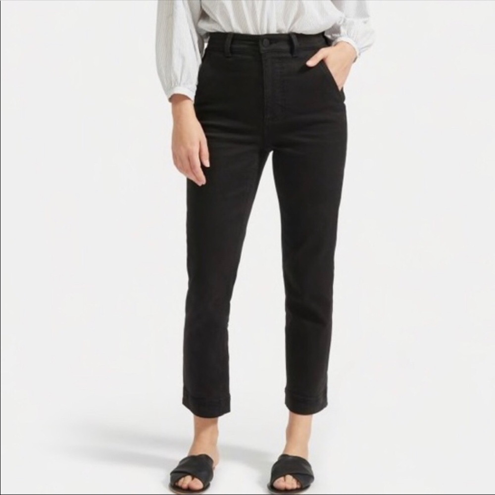 Everlane slim leg crop pant